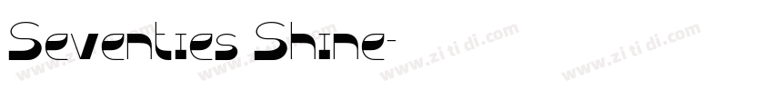 Seventies Shine字体转换